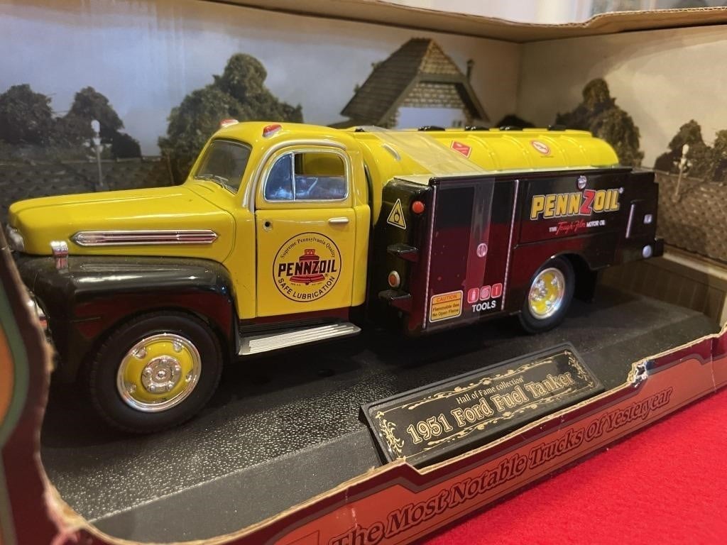 1951 ford fuel tanker die cast model for auction