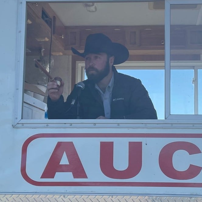 dustin mallory calling a benefit auction
