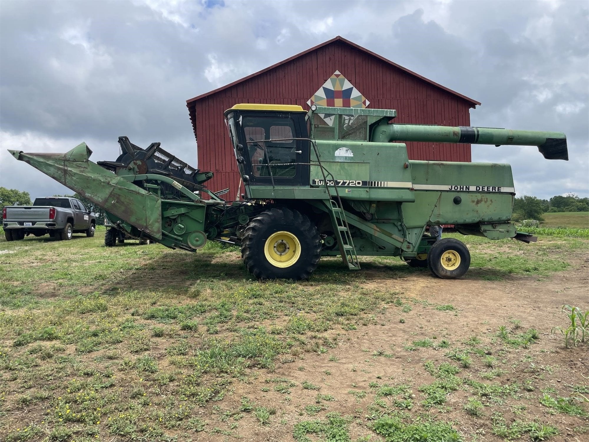 john deere combine for auction